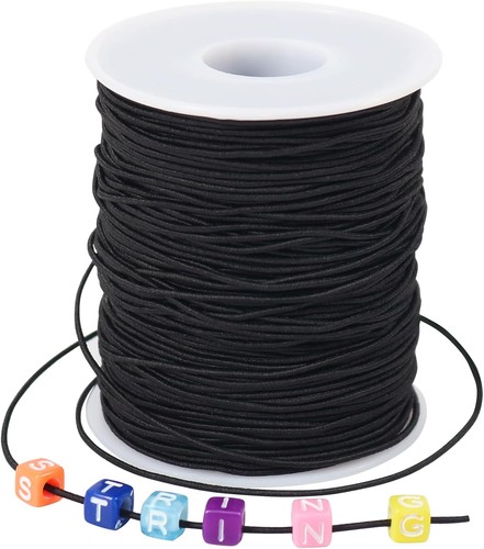 Corda elastica nera 1mm - , 100m