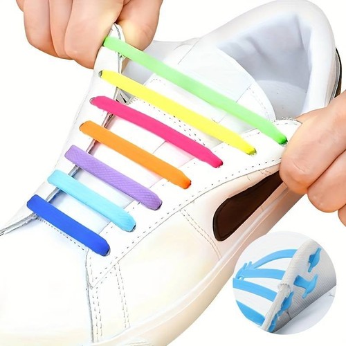 Lacci per scarpe silicone - lacci,