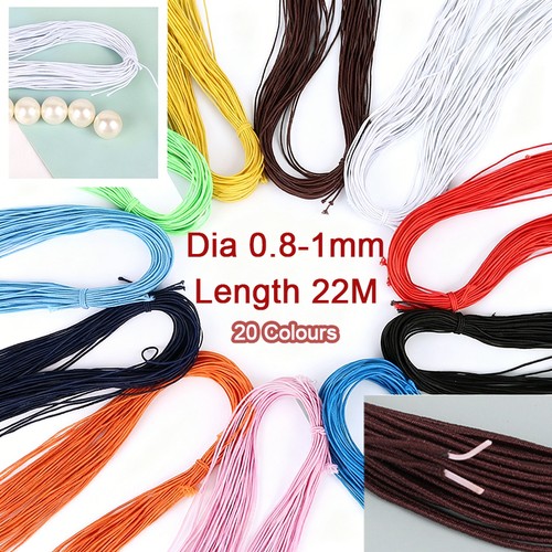 22m cordoncino elastico tondo - elastico,